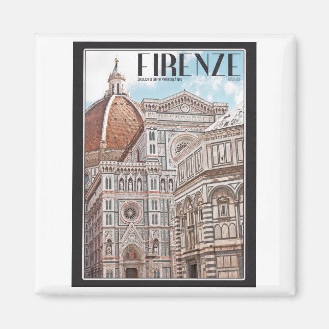 Firenze Duomo Magnet (Front)