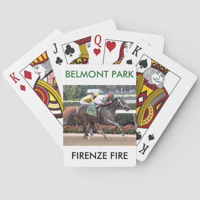 Firenze Fire Irad Ortiz Jr Playing Cards (Back)