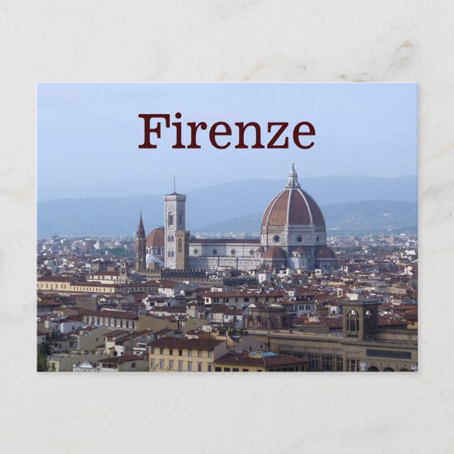 Firenze Florence Italy Postcard (Front)