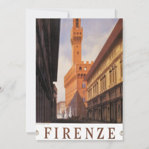Firenze, Florence, Palazzo Vecchio, Vintage Italy