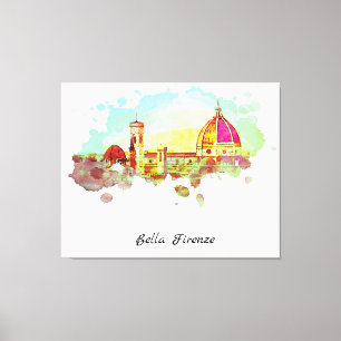 ** Firenze Florence Panorama Italy Italian AP12 Canvas Print