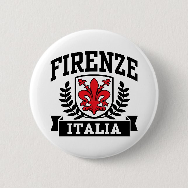 Firenze Italia 6 Cm Round Badge (Front)
