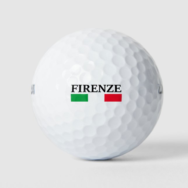 Firenze Italy Golf Balls (Front)