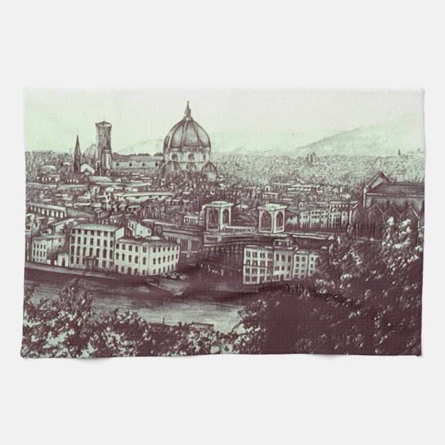 Firenze Tea Towel (Horizontal)