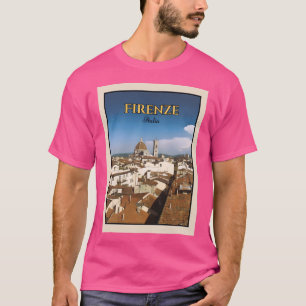 Firenze Travel Poster T-Shirt