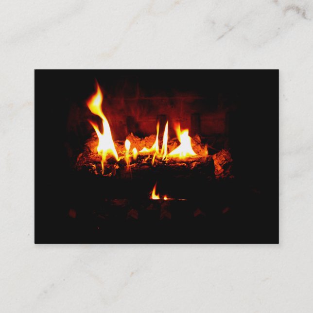 Fireplace Business Card (Front)