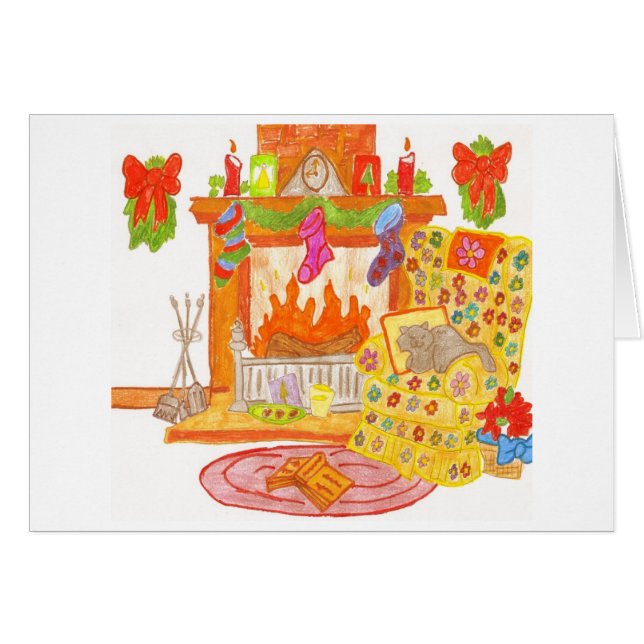 fireplace cosy chair (Front Horizontal)