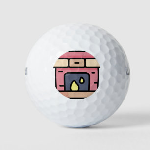 fireplace golf balls