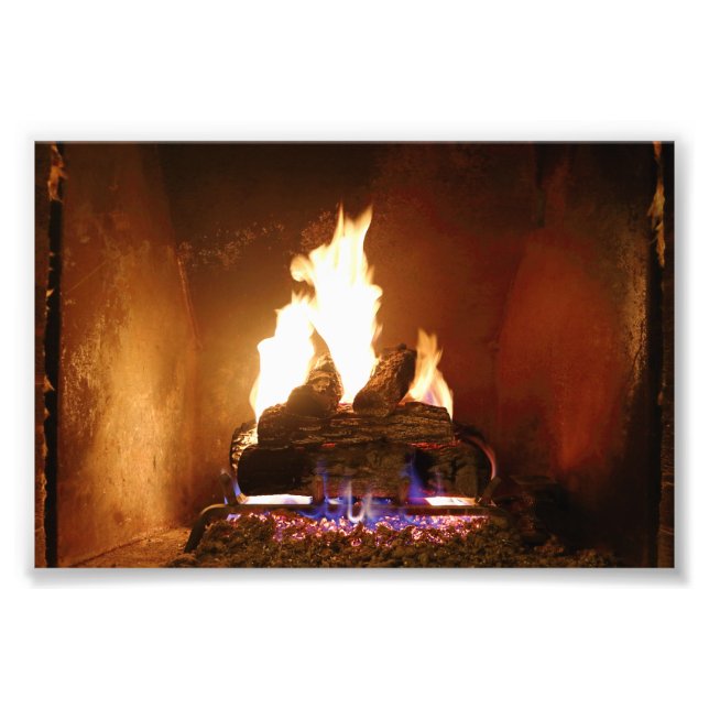 Fireplace Photo Print (Front)