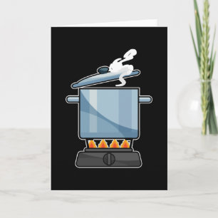 Fireplace with Saucepan & Lid Card