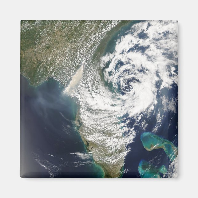 Fires and smoke in Georgia and Florida Magnet (Front)