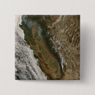 Fires in California 15 Cm Square Badge