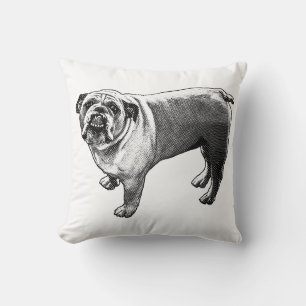 Fireside Bulldog Accent Cushion