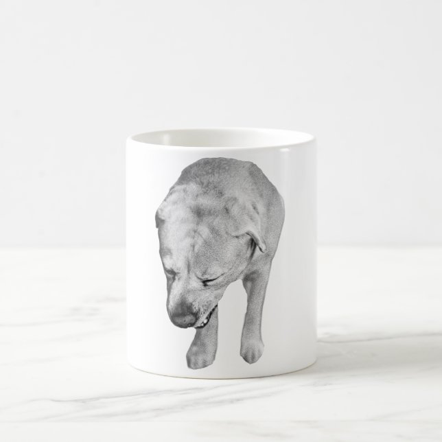 Fireside Labrador in Soft Winter Shading Coffee Mug (Center)