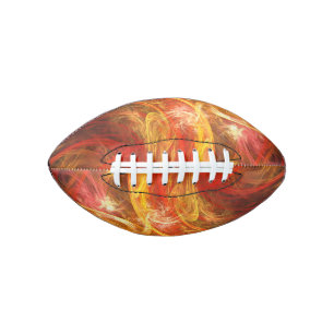 Firestorm Abstract Art Football