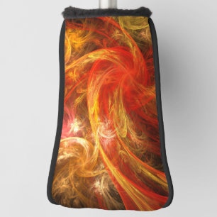 Firestorm Abstract Art Golf Head Cover