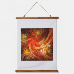 Firestorm Abstract Art Hanging Tapestry
