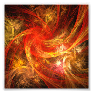 Firestorm Abstract Art Photo Print