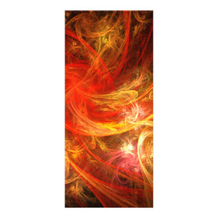 Firestorm Abstract Art Rack Card
