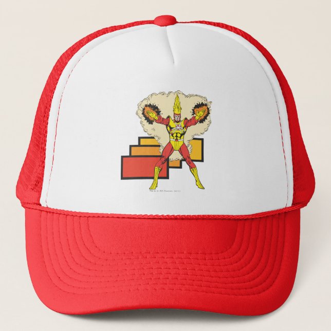 Firestorm In His Element Trucker Hat (Front)