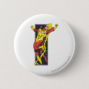 Firestorm Leaps 6 Cm Round Badge