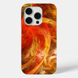 Firestorm Nova Abstract Art iPhone 15 Pro Case