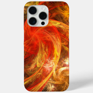 Firestorm Nova Abstract Art iPhone 15 Pro Max Case