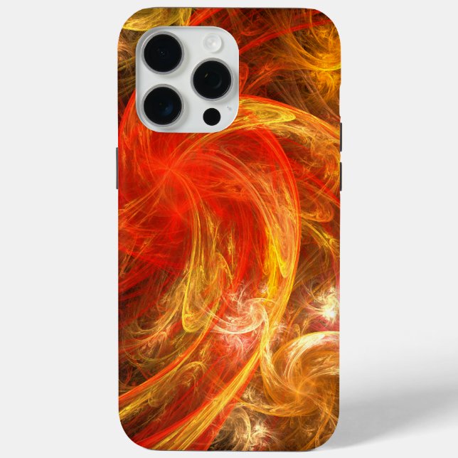 Firestorm Nova Abstract Art Case-Mate iPhone Case (Back)