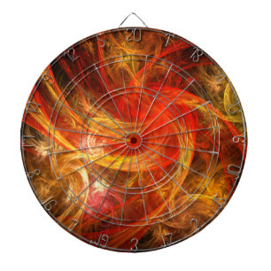 Firestorm Nova Abstract Art Dartboard