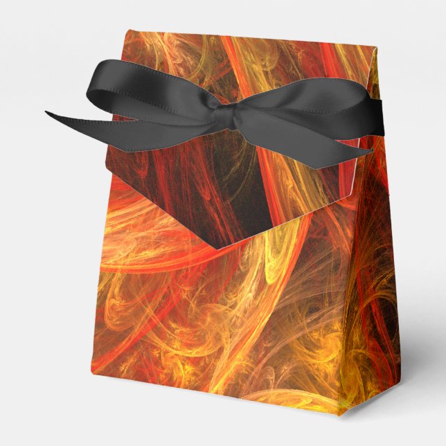 Firestorm Nova Abstract Art Favour Box (Front Side)