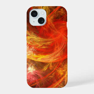 Firestorm Nova Abstract Art iPhone 15 Case
