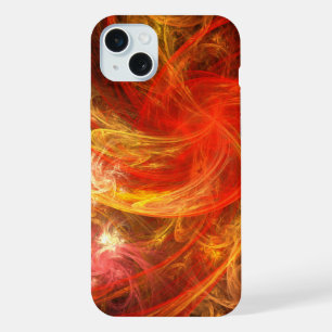 Firestorm Nova Abstract Art iPhone 15 Plus Case