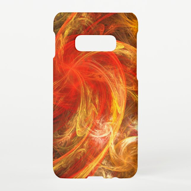 Firestorm Nova Abstract Art Matte Samsung Galaxy Case (Back)