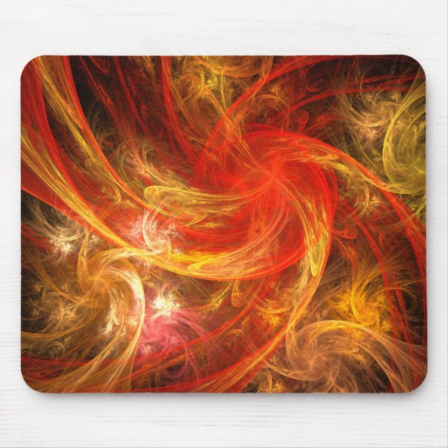 Firestorm Nova Abstract Art Mousepad (Front)