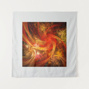 Firestorm Nova Abstract Art Tapestry