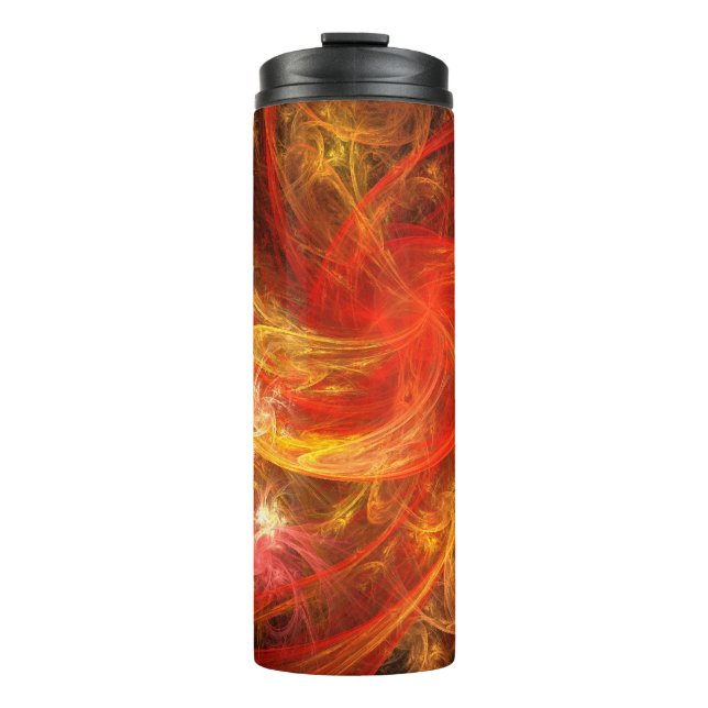 Firestorm Nova Abstract Art Thermal Tumbler (Front)