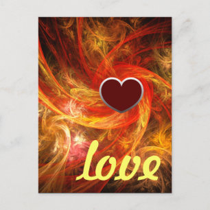 Firestorm Nova Love Postcard