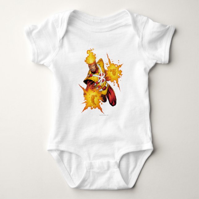 Firestorm Punch Baby Bodysuit (Front)
