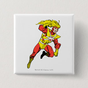 Firestorm Soaring 15 Cm Square Badge