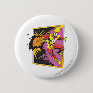 Firestorm Strikes 6 Cm Round Badge