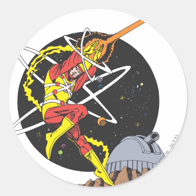 Firestorm - The Nuclear Man Classic Round Sticker (Front)