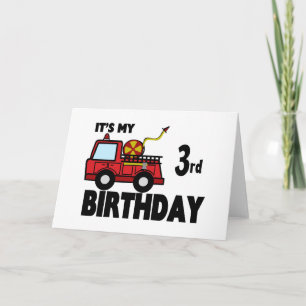 FireTruck Birthday Card