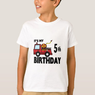 FireTruck Birthday T-Shirt