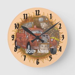 Firetruck Buddy  firefighters clocks