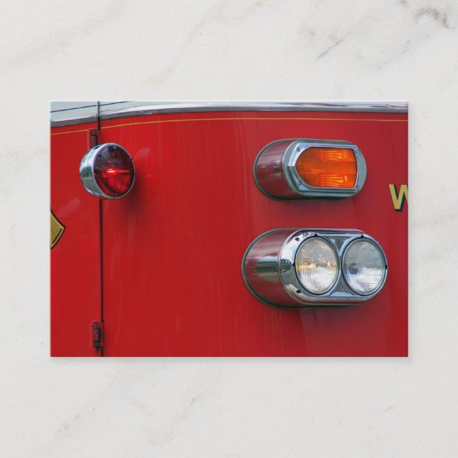 Firetruck Business Card (Front)