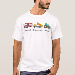 Firetruck Dump Truck Tractor Subtle Anti Trump T-Shirt