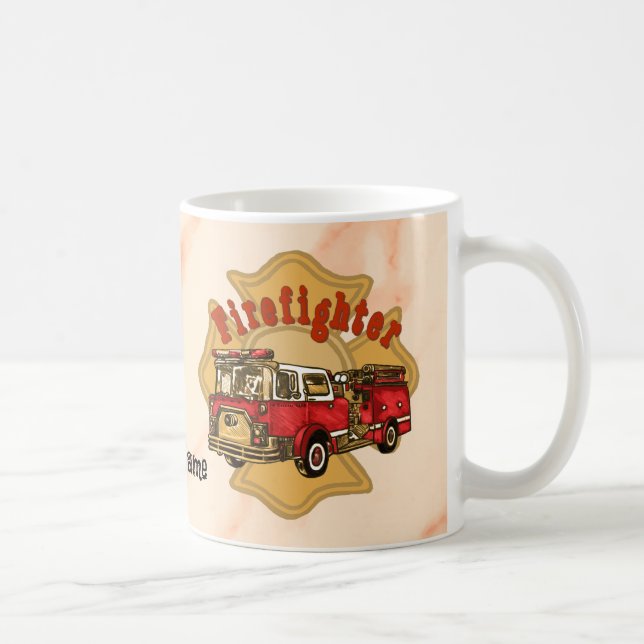 Firetruck firefighters mugs (Right)