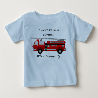 Firetruck Romper for Boys Baby T-Shirt