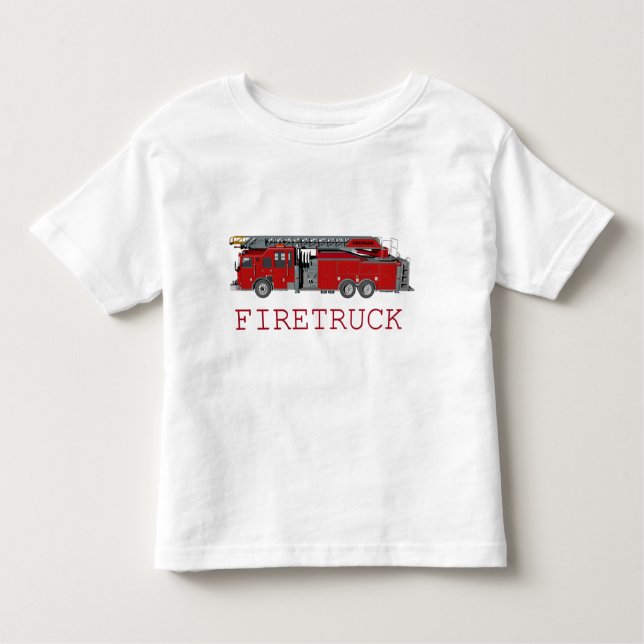 Firetruck Toddler T-Shirt (Front)