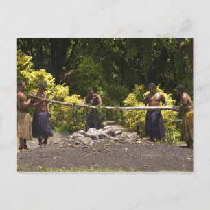 Firewalkers, Polynesian Cultural Centre, Viti Postcard